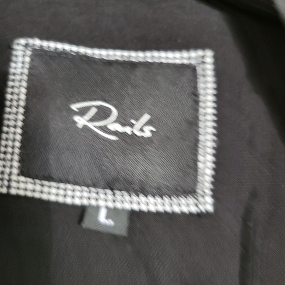 Rails Black Draped Waterfall Open Front Long Sleeve Cardigan Light Jacket Large - Picture 9 of 13